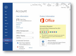 Easier File Sharing Feature in MS Office 2013
