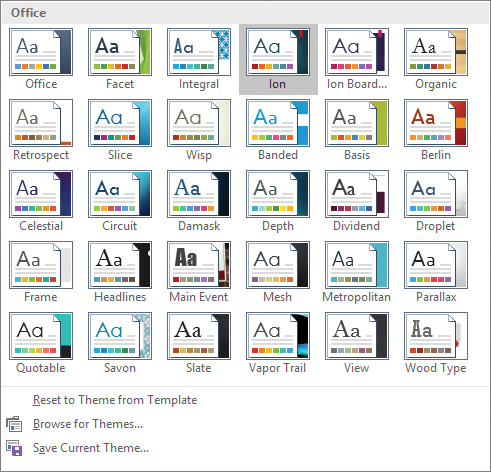 Styles and Themes in Word 2016